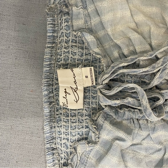 Chambrey colored crop top - Picture 3 of 5